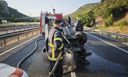 Osmangazi Tüneli'nde trafik kazası