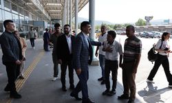 Kütahya Belediye Başkanı Eyüp Kahveci, otobüs terminalinde incelemelerde bulundu