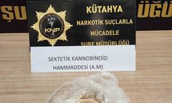 Kütahya’da 23,68 gram bonzai hammaddesiyle yakalanan şüpheli tutuklandı