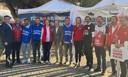 Başkanlardan Emek Çadırına ziyaret ve destek