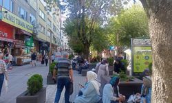 Eskişehir'in kalbinde sıcaktan bunalınca gölgeler dolup taştı