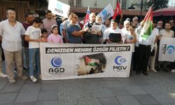 Eskişehir'de cami önünde İsrail protestosu