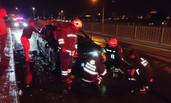 Eskişehir'de yeni aldığı araç küle döndü, canını zor kurtardı