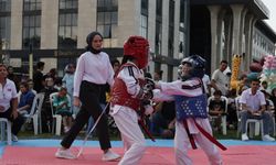 Kütahya’da minik tekvandocular nefes kesti