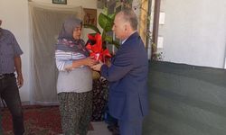 Seyitgazi orman yangınında şehit olan Tolunay'ın ailesine ziyaret