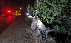 Afyon'da gece saatlerinde korkutan kaza