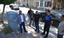 İnönü’de Okullar Caddesi’nde düzenleme çalışmaları