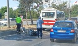 Eskişehir'de kaza: Minibüs ile motosiklet çarpıştı