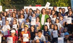 Eskişehir'de çocuklar yaz tatilini sporla değerlendirdi
