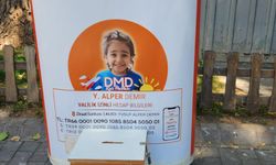 Kas hastası minik Alper için Eskişehir'de yardım kampanyası