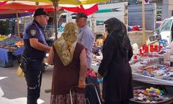 Eskişehir'de polis halkı bilinçlendirmek için sahada