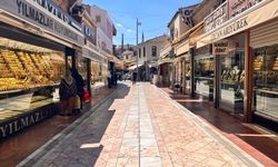 Eskişehir'de Kuyumcular Çarşısı sessizliğe büründü