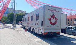 Kızılay’dan kan bağışı çağrısı: Mobil tır vilayet meydanında