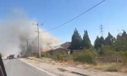 Eskişehir’de yangın paniği: Kereste fabrikasında yangın