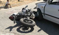 Tavşanlı’da otomobil ile motosikletle çarpıştı: 1 yaralı