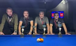 Bilardoda şampiyonlar belli oldu
