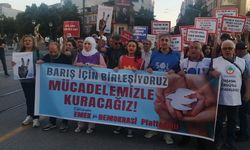 Eskişehir'de barış için yürüdüler