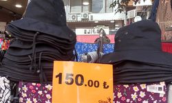 Eskişehir'de kova şapkalara indirim