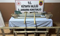 Kütahya'da izinsiz kazı operasyonu