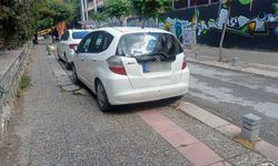 Eskişehir'de kaldırımlar otoparka döndü!