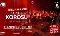Eskişehir’de İki Elin Sesi Var Çocuk Korosu 29 Ekim’de sahnede