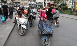 Eskişehir'de trafik ekiplerinden kurye operasyonu