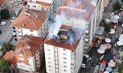 Eskişehir'deki korkutan yangına pazar engeli: Alışverişe devam ettiler