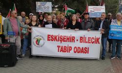 Tabipler Odası'ndan Eskişehir'de İsrail protestosu