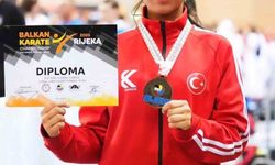 Bilecikli Sporcu Elif Azra Yıldırım Balkan üçüncüsü oldu