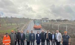 Kaymakam Kılıç, yol çalışmaları yerinde incelendi