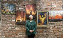 Orman yangınlarını konu alan resim sergisi açıldı