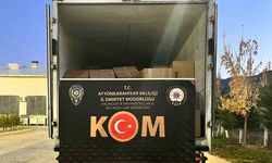 Polis yaklaşık 3 ton kaçak tütün ele geçirdi