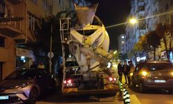Odunpazarı’nda beton mikseri yürekleri ağza getirdi