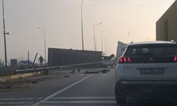 Eskişehir'de tır kazası: Kavşakta trafik durdu