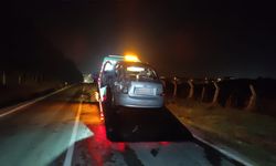 Eskişehir'de virajı alamayan genç sürücü şarampole girdi