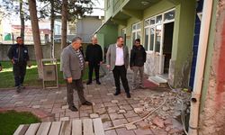 İnönü’de İsmetpaşa Camii çevresinde yenileme başladı