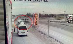 Eskişehir'deki feci kaza kameralara böyle yansıdı