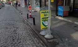 Eskişehir'de tabela işgali yürümeyi zorlaştırıyor!