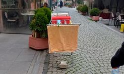 Eskişehir’in merkezinde kaldırım işgali son bulmuyor!