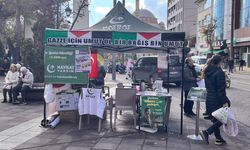 Bağış standı kuruldu