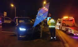 Seyitgazi Kavşağı'nda trafik kazası!