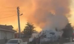 Eskişehir'de panik anları: Dumanlar gökyüzünü kapladı