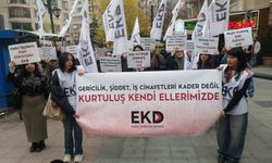 Eskişehir'de kadınlardan şiddet, cinayet protestosu