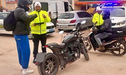Bilecik’te motosiklet ve ATV sürücülerine trafik denetimi
