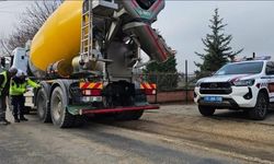 Bilecik’te ticari araçlara kış lastiği denetimi