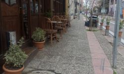 Eskişehir'de kaldırım işgali tartışma yarattı