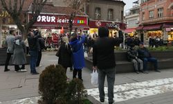 Eskişehir'de görenler telefonlarına sarıldı