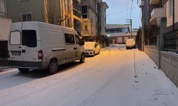 Eskişehir'in yüksek kesimleri karla örtüldü