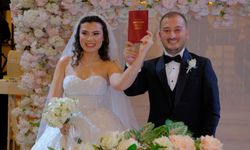 Kerim Tulgar ve Özlem Karakülah çifti dünya evine girdi