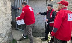 Eskişehir'de Kızılay'ın yardım eli ilçelerde